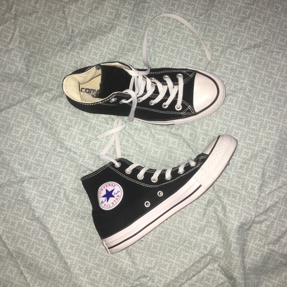 All Star High Tops. Size 8.